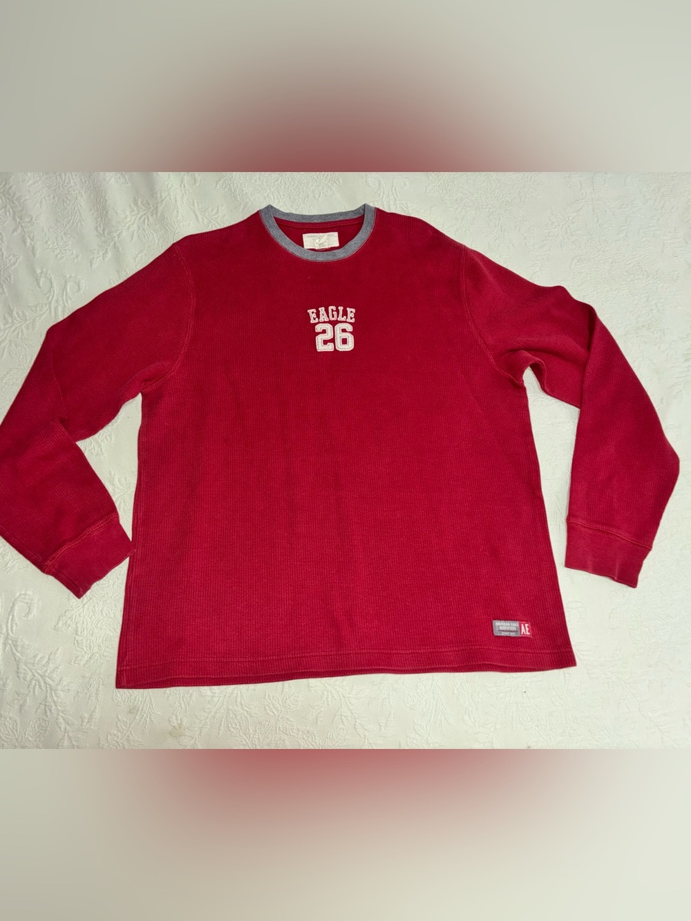 American Eagle Outfitters Red Shirt Long Sleeves Men’s L
